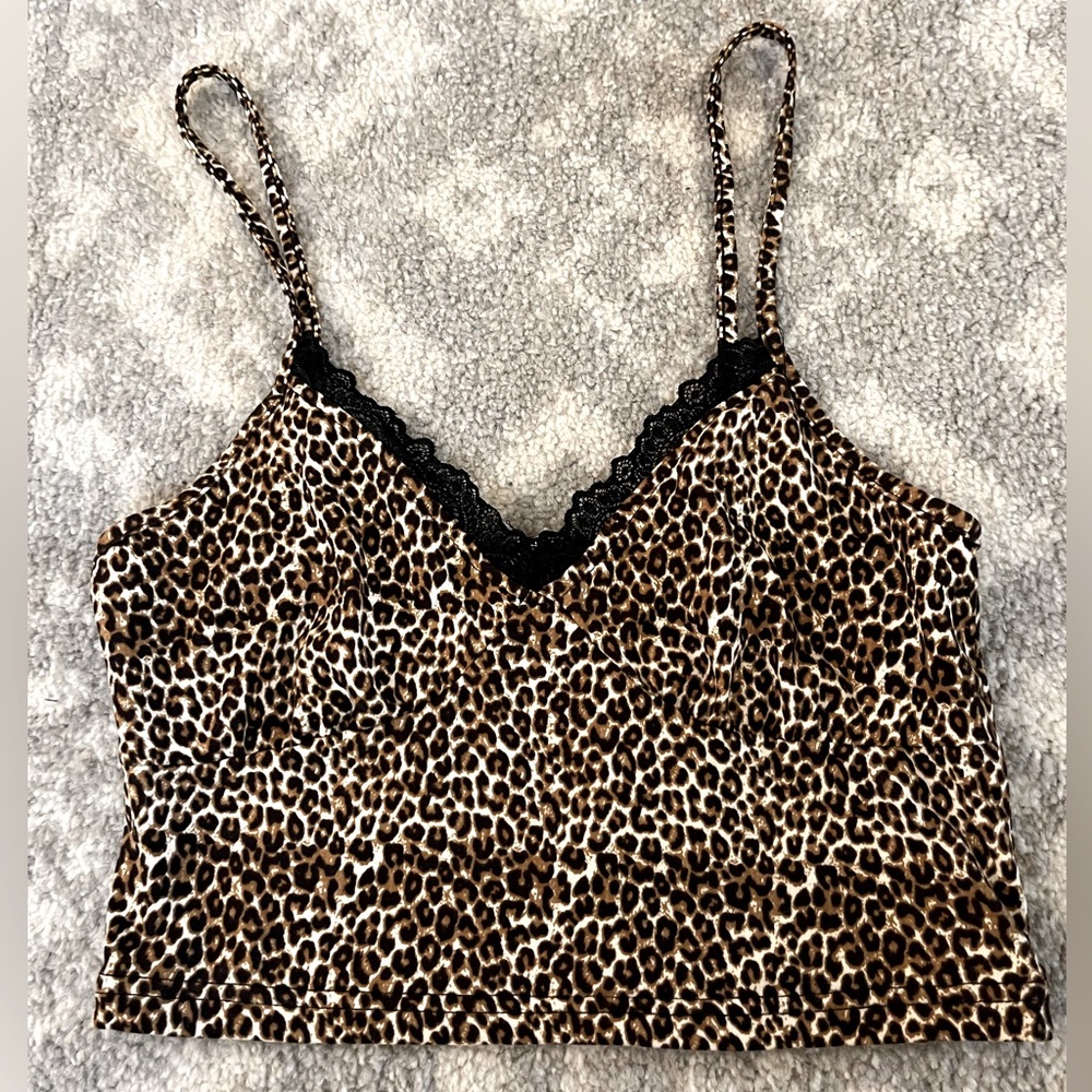 Cheers Print Cropped Tank